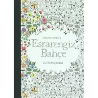 Esrarengiz Bahçe Kartpostal Kitabı - Johanna Basford - EDAM