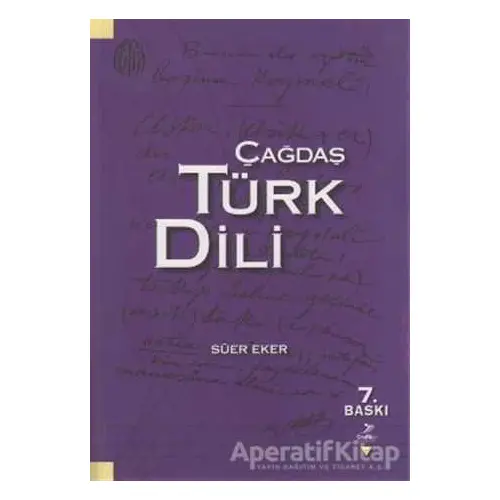 Çağdaş Türk Dili - Süer Eker - Grafiker Yayınları
