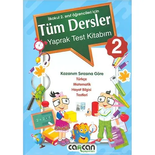 CanCan 2.Sınıf Tüm Dersler Yaprak Test Kitabım