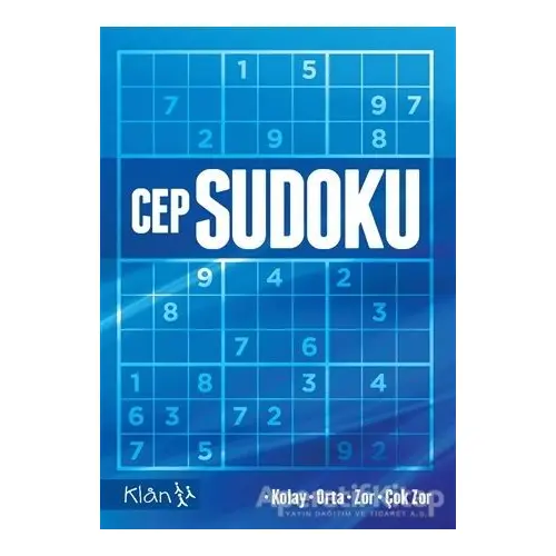 Cep Sudoku - Mehmet Şensoy - Klan Yayınları