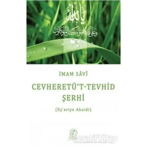 Cevheretüt-Tevhid Şerhi - İmam Savi - Nida Yayınları