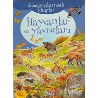 Hayvanlar ve Yavruları - Gümüş Çıkartmalı - Kolektif - Çiçek Yayıncılık