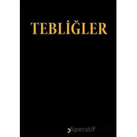 Tebliğler - Emrah Eryılmaz - Cinius Yayınları