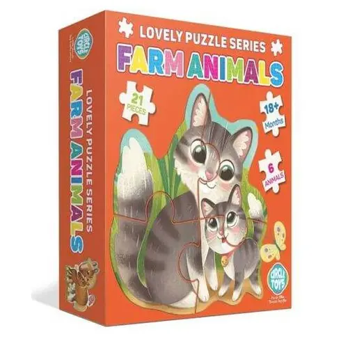 Circle Toys Lovely Puzzle Çiftlik Hayvanları