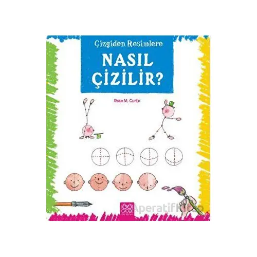 Çizgiden Resimlere - Nasıl Çizilir? - Rosa Maria Curto - 1001 Çiçek Kitaplar