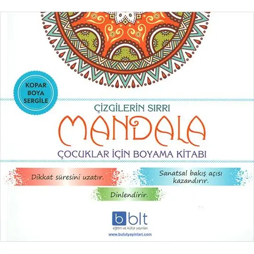 Çizgilerin Sırrı Mandala Çocuklar İçin Boyama Kitabı