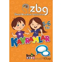 Zihinsel Becerilerimi Geliştiriyorum 5-6 Yaş Kavramlar - Kolektif - limonKIDS