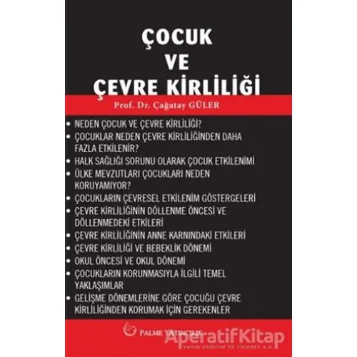 Çocuk ve Çevre Kirliliği - Kolektif - Palme Yayıncılık