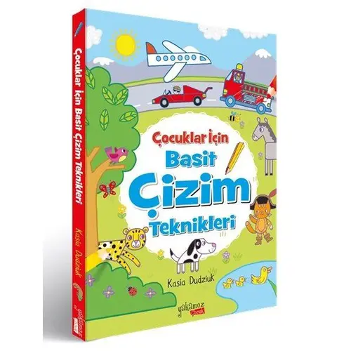 Çocuklar İçin Basit Çizim Teknikleri - Kasia Dudziuk - Yakamoz Yayınları