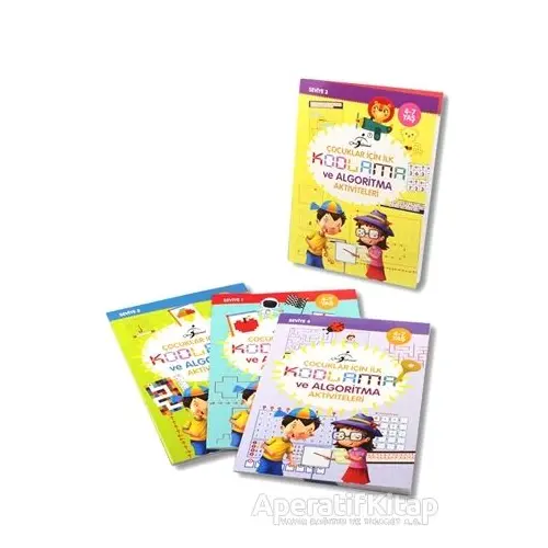 Çocuklar İçin İlk Kodlama ve Algoritma Aktiviteleri - 4 Kitap Set - Kolektif - Çocuk Gezegeni