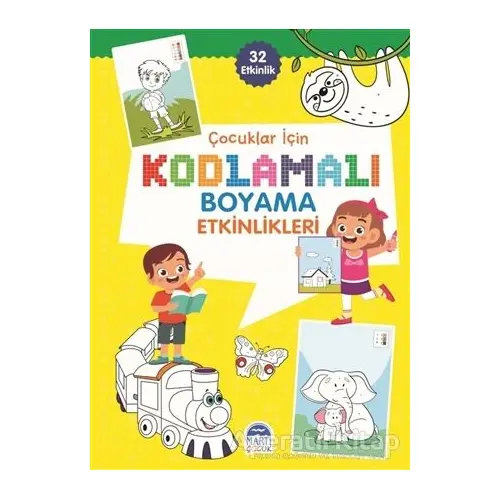 Çocuklar için Kodlama Etkinlikleri - Sarı - 32 Etkinlik - Kolektif - Martı Çocuk Yayınları