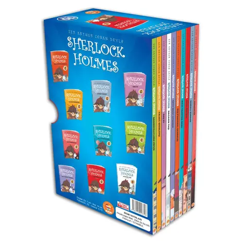 Çocuklar İçin Sherlock Holmes Seti 10 Kitap Biom Yayınları