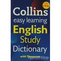 Collins Easy Learning English Study Dictionary with Thesaurus - Kolektif - Collins Yayınları
