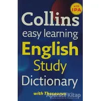 Collins Easy Learning English Study Dictionary with Thesaurus - Kolektif - Collins Yayınları