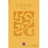 Editör - Lecteur - Harald Neugebauer - Maarif Mektepleri