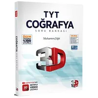 TYT Coğrafya Tamamı Video Çözümlü Soru Bankası 3D Yayınları