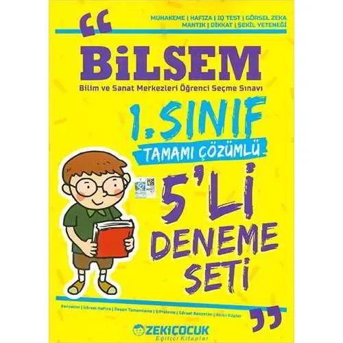 Çözüm Akademi 1.Sınıf Bilsem 5li Deneme Seti