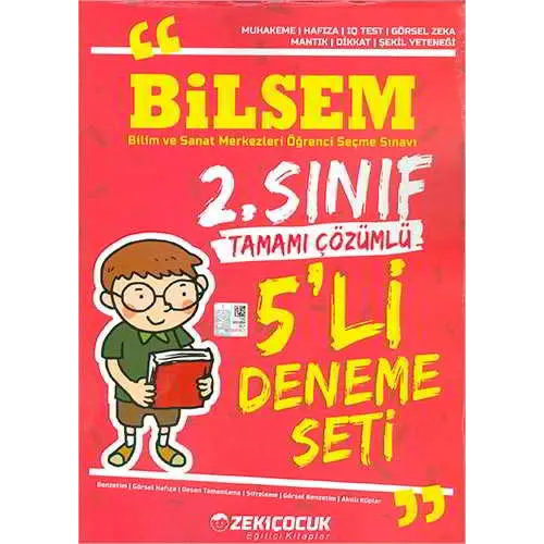 Çözüm Akademi 2.Sınıf Bilsem 5’li Deneme Seti