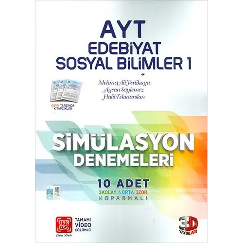 Çözüm AYT 3D Edebiyat Sosyal Bilimler-1 Video Çözümlü Simülasyon Denemeler