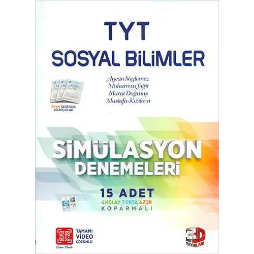 Çözüm TYT Sosyal Bilimler Video Çözümlü Simülasyon Denemeleri 9786051949772