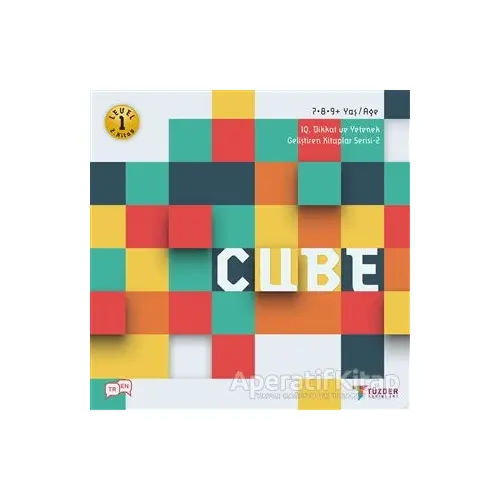 Cube - IQ Dikkat ve Yetenek Geliştiren Kitaplar Serisi 2 (Level 1) (7-8-9 Yaş)