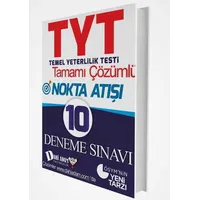 Dahi Adam TYT Nokta Atışı Tamamı Çözümlü 10 Deneme Sınavı