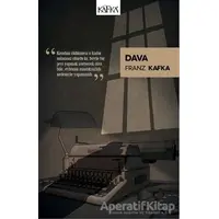 Dava - Franz Kafka - Kafka Kitap