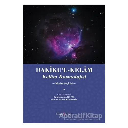 Dakikul-Kelam - Kelam Kozmolojisi - Kolektif - Kitap Arası