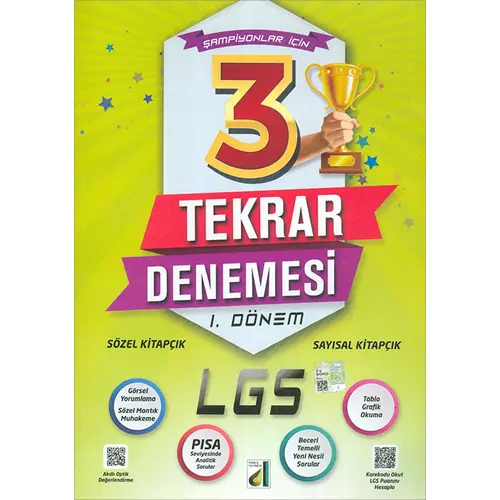 Damla 8. Sınıf LGS 3 Tekrar Denemesi 1. Dönem (Kampanyalı)