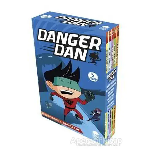 Danger Dan Seti (5 Kitap Takım) - Monica Lim - Mavi Kirpi Yayınları