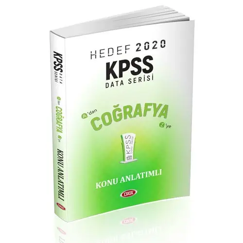 Data 2020 KPSS Coğrafya Konu Anlatımlı