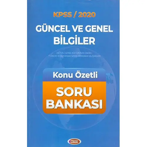 Data 2020 KPSS Güncel ve Genel Bilgiler Konu Özetli Soru Bankası