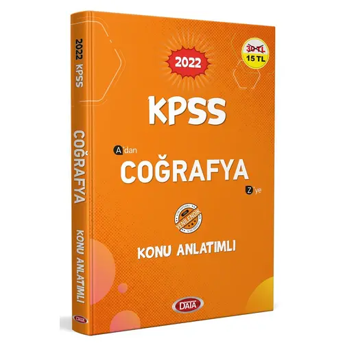 Data 2022 KPSS Coğrafya Konu Anlatımlı