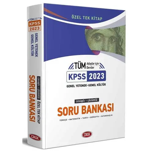 Data 2023 KPSS Genel Yetenek - Genel Kültür Cevaplı Çözümlü Soru Bankası