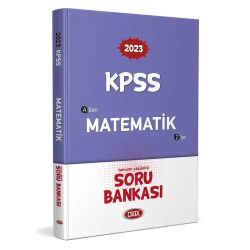 Data 2023 KPSS Matematik Çözümlü Soru Bankası