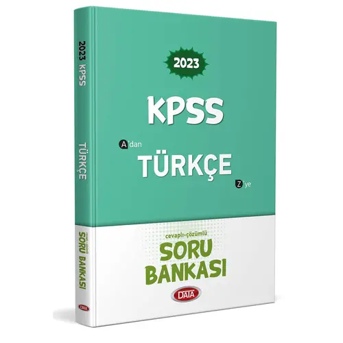 Data 2023 KPSS Türkçe Çözümlü Soru Bankası