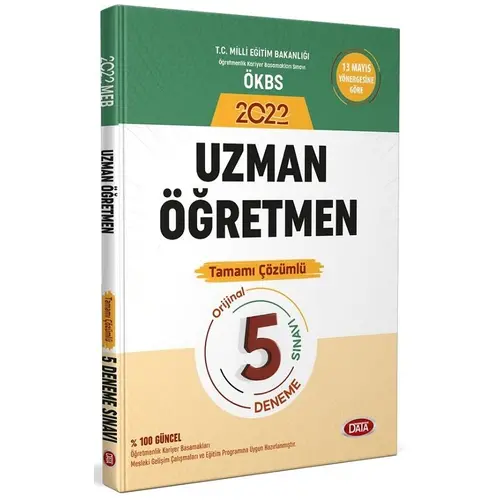 Data 2022 MEB Uzman Öğretmen Çözümlü 5 Deneme