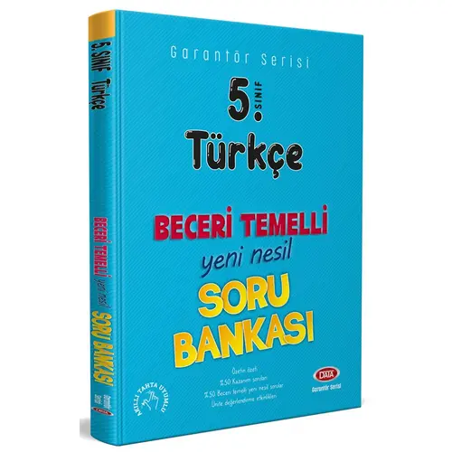 Data 5. Sınıf Türkçe Beceri Temelli Soru Bankası Garantör Serisi