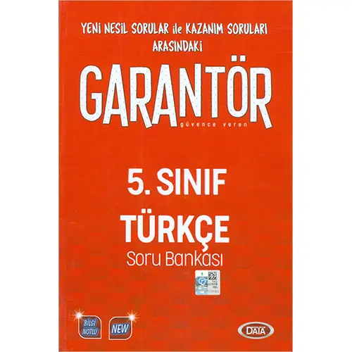 Data 5.Sınıf Türkçe Garantör Soru Bankası