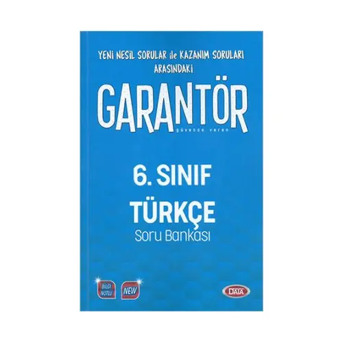 Data 6.Sınıf Garantör Türkçe Soru Bankası