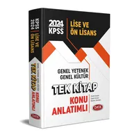 2024 KPSS Lise ve Ön Lisans Tek Kitap Konu Anlatımlı Data Yayınları