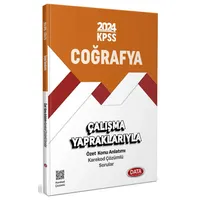 2024 KPSS Çalışma Yapraklarıyla Coğrafya Data Yayınları