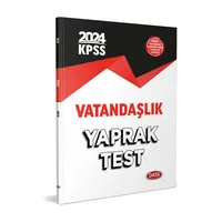 2024 KPSS Vatandaşlık Yaprak Test Data Yayınları