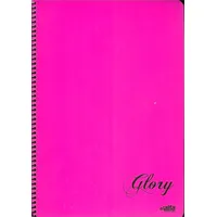 Glory A4 Boy 60 Yaprak Çizgisiz Spiral Kapak Alfa Defter