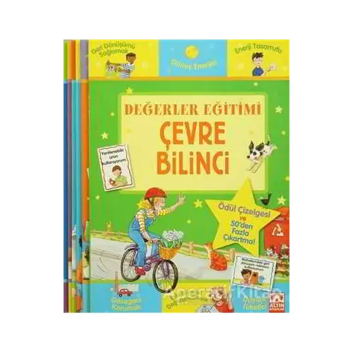 Değerler Eğitimi (6 Kitap Takım) - Sophie Giles - Altın Kitaplar