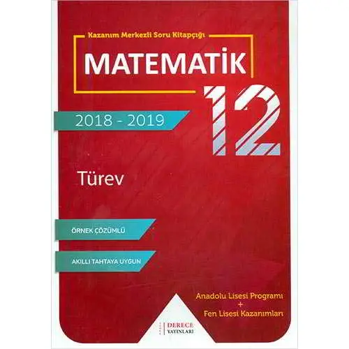 Derece 12.Sınıf Matematik Türev