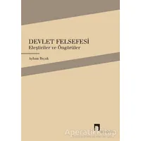 Devlet Felsefesi - Ayhan Bıçak - Dergah Yayınları