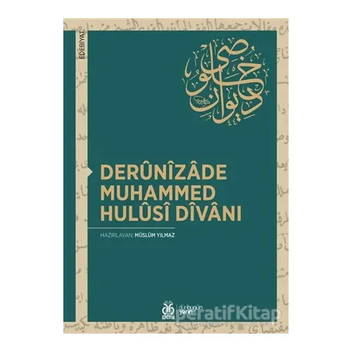 Derunizade Muhammed Hulusi Divanı - Kolektif - DBY Yayınları