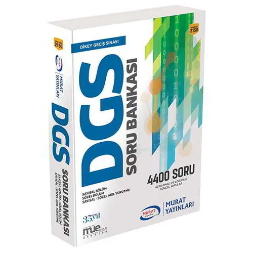 DGS Soru Bankası 2150 Murat Yayınları