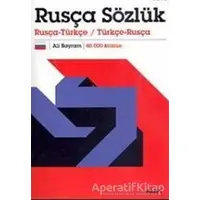 Rusça Sözlük - Ali Bayram - Alfa Yayınları